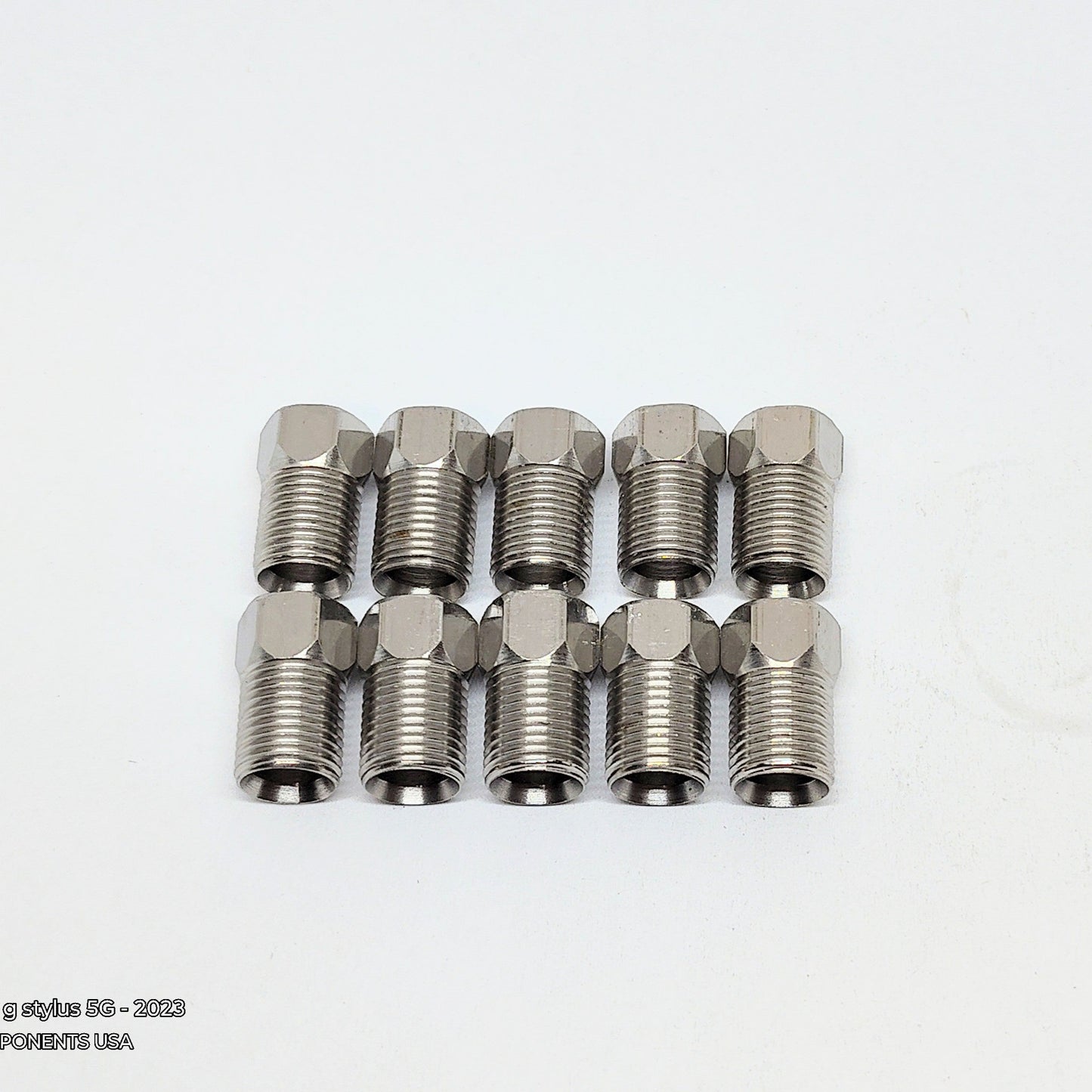 Stainless Hydraulic Brake Hose Nuts M8x0.75
