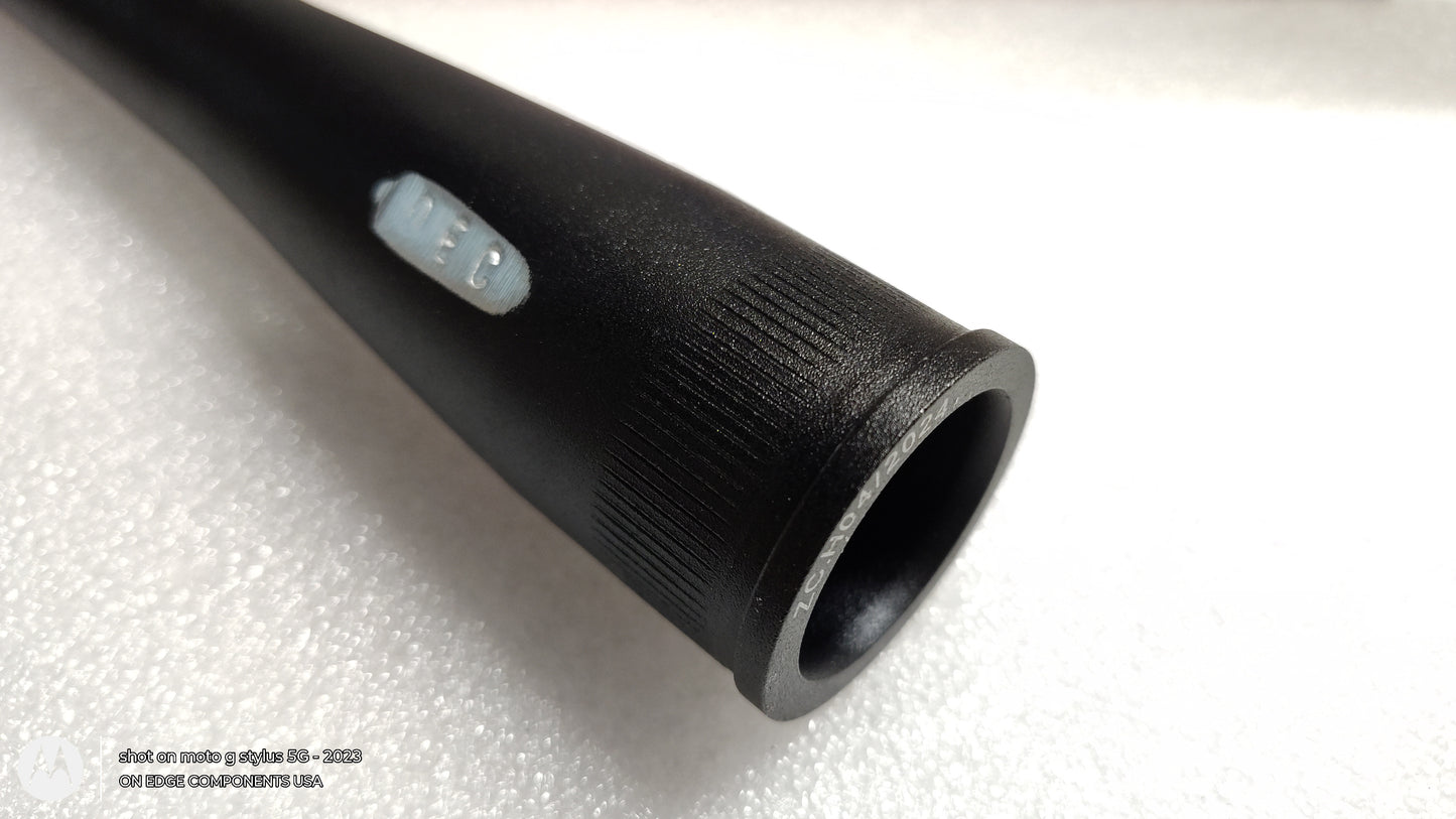 Black Anodized Tapered Steerer Tube 1-1/8 - 1-1/2"