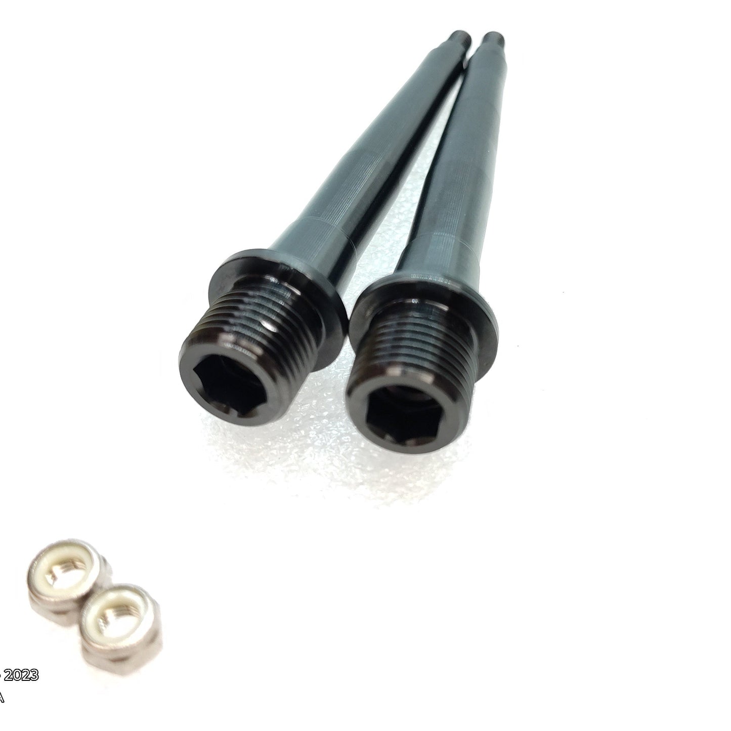 CrankBrothers Titanium Pedal Spindles.