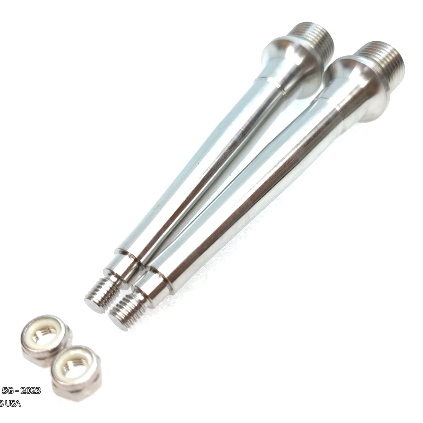 CrankBrothers Titanium Pedal Spindles.