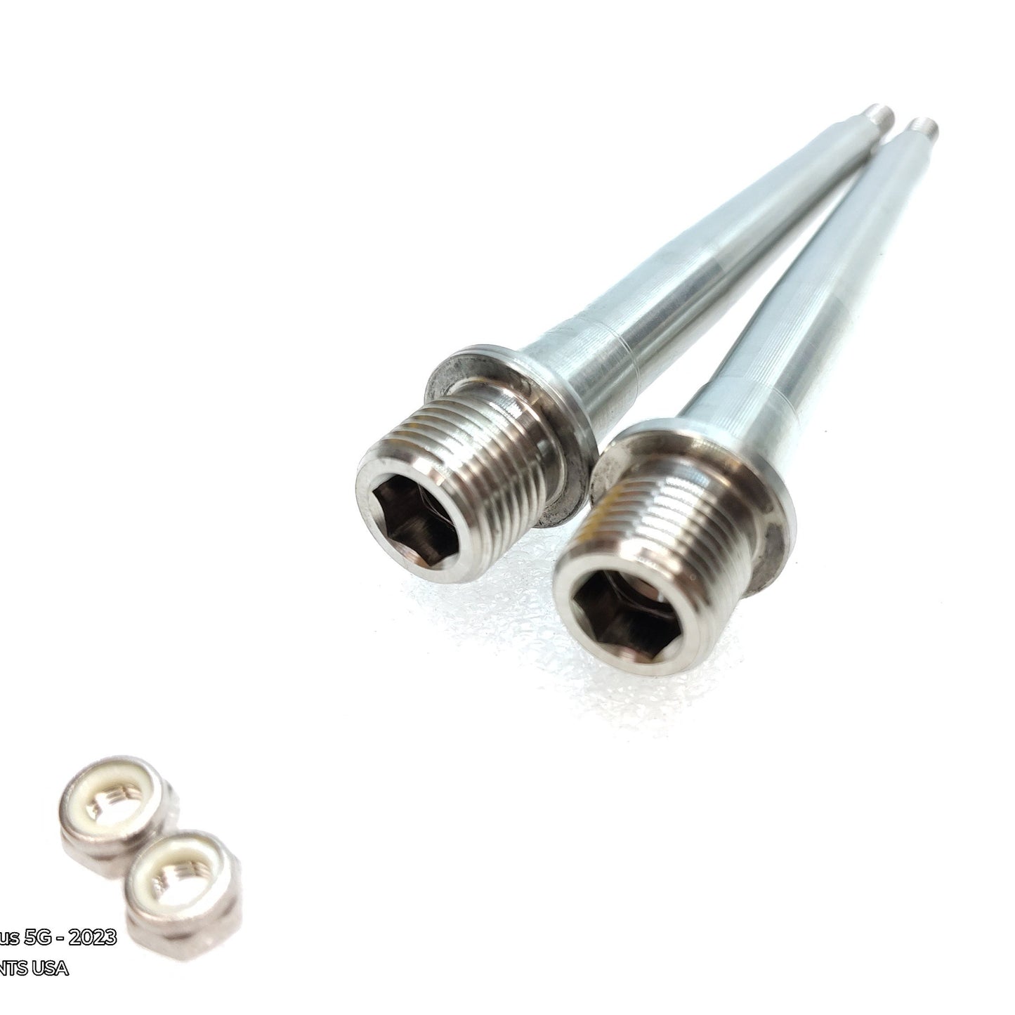 CrankBrothers Titanium Pedal Spindles.