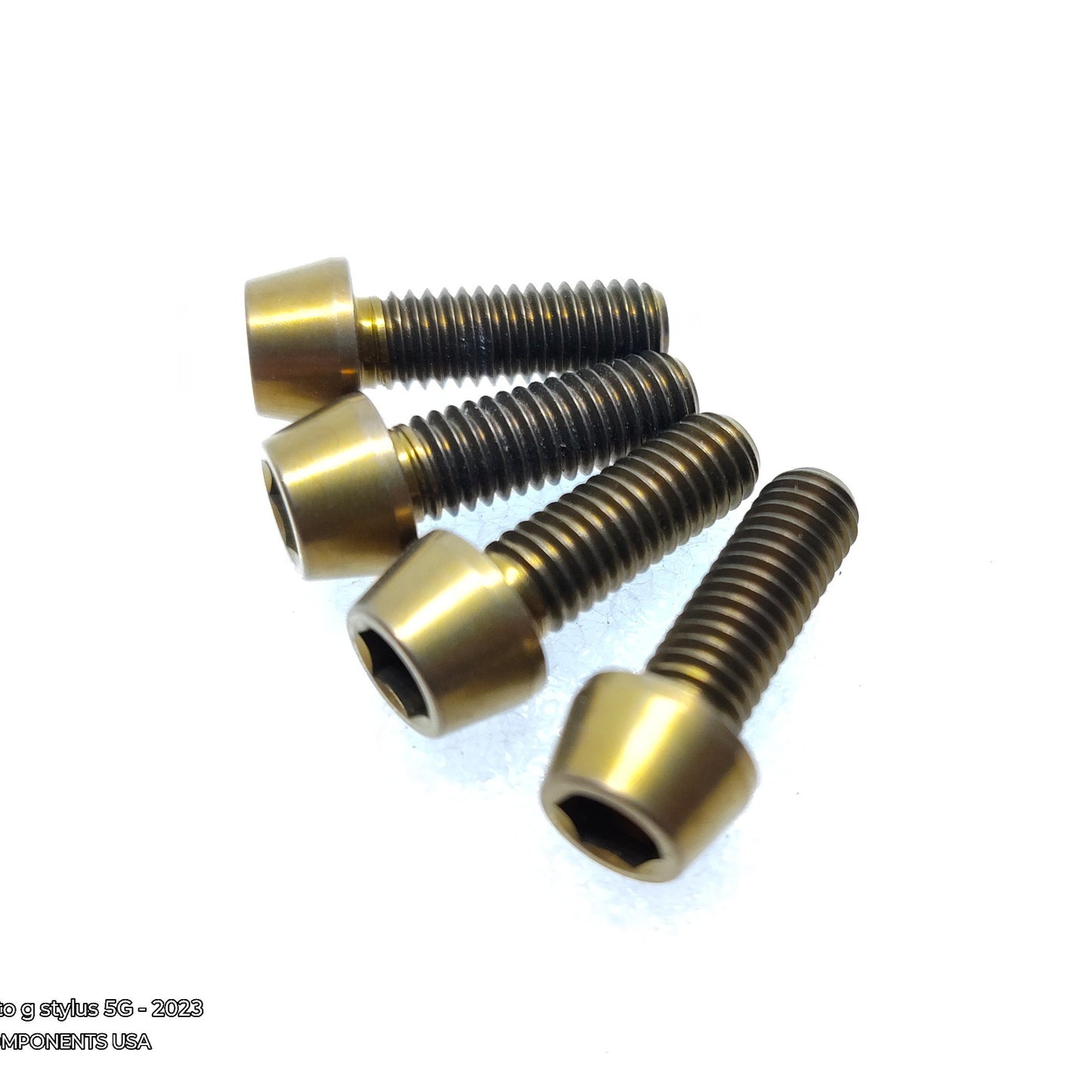 Tapered Titanium Caliper Mounting Bolts M6x18
