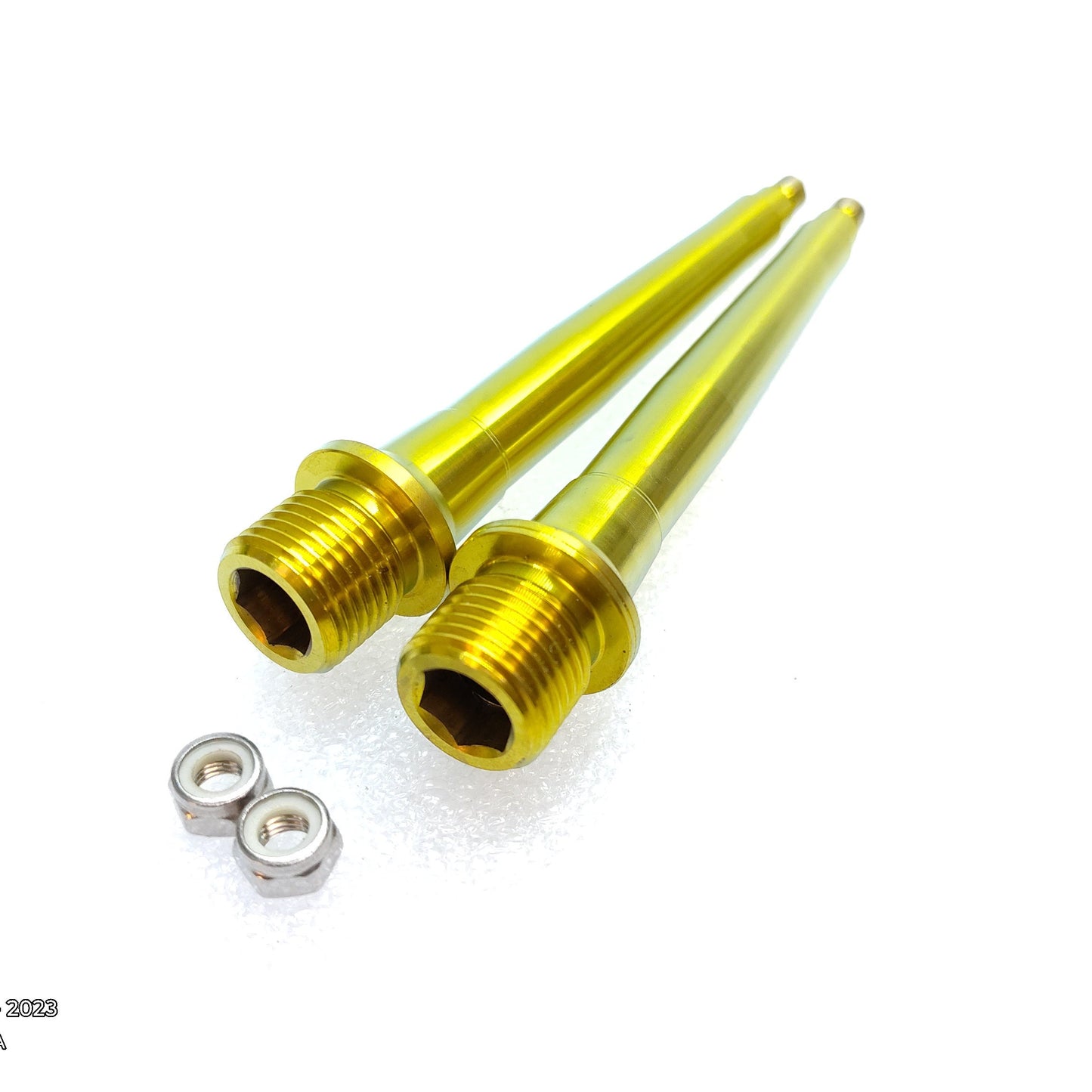 CrankBrothers Titanium Pedal Spindles.