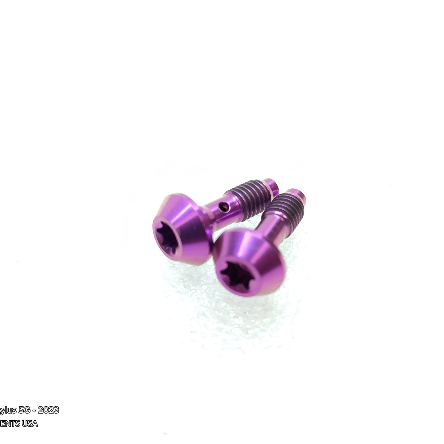 Titanium Banjo Bolt Hydraulic Hose Fittings For Magura MT Series Brakes.
