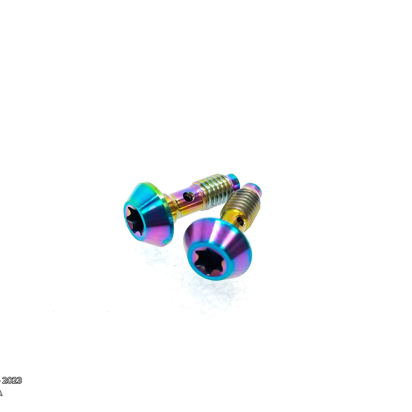 Titanium Banjo Bolt Hydraulic Hose Fittings For Magura MT Series Brakes.