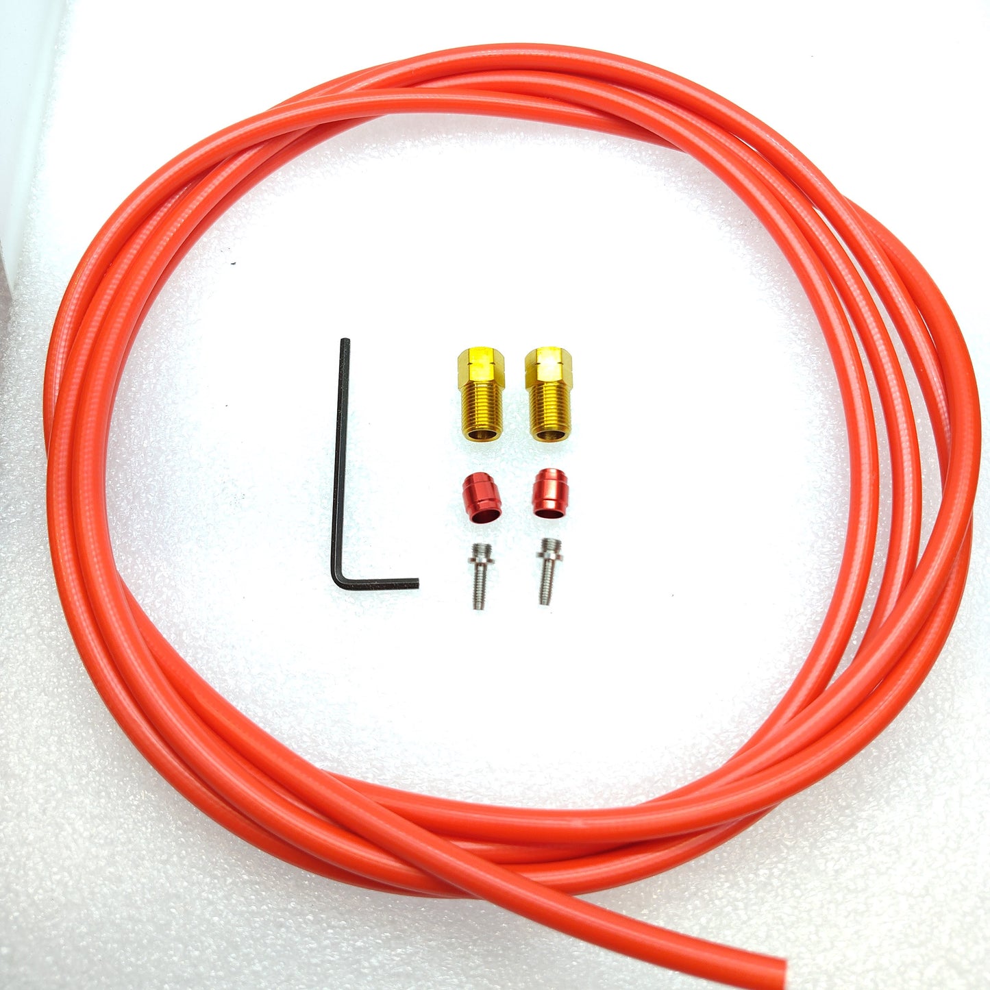 Hydraulic Hose Kit Titanium Fittings For Sram Maven Bronze Brakes