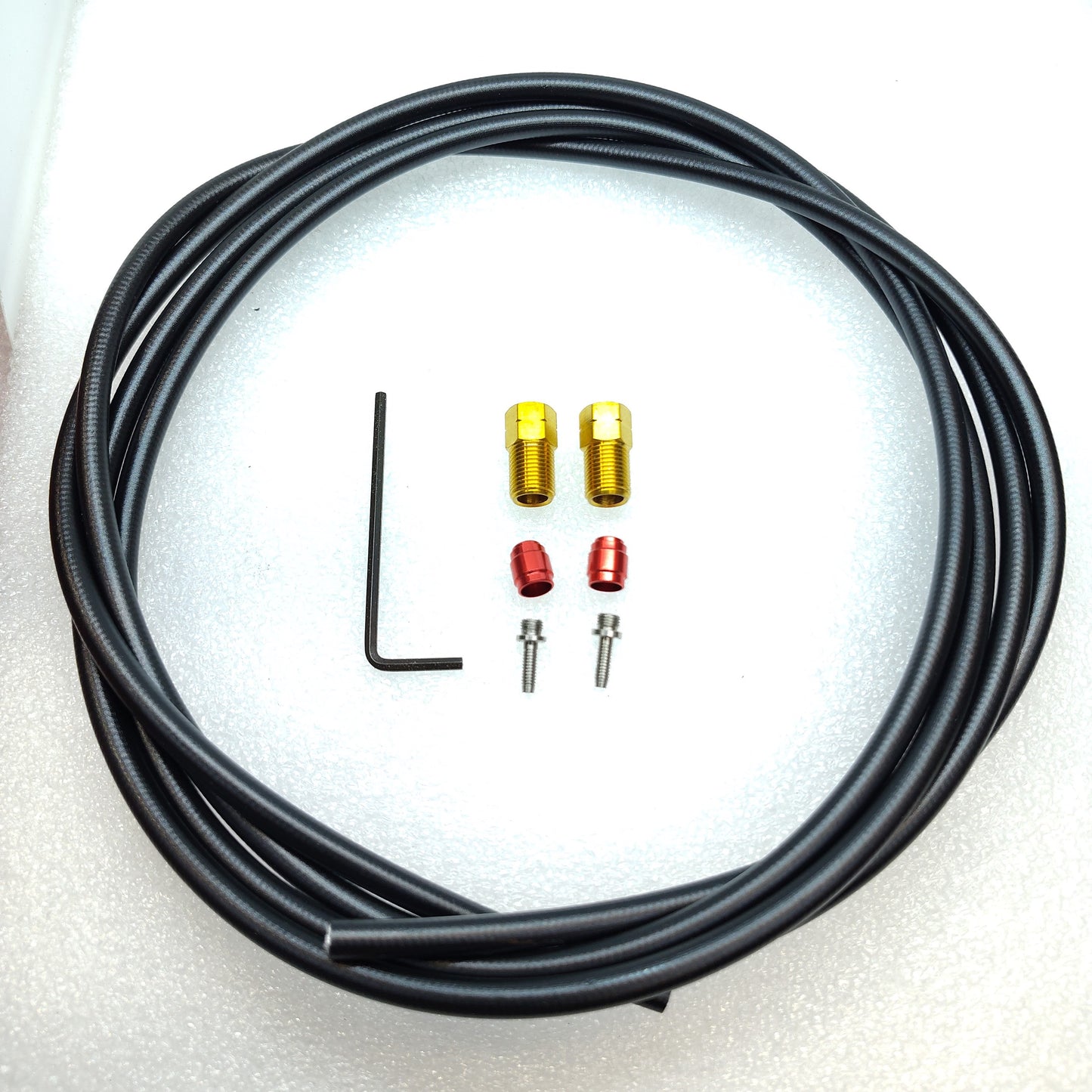 Hydraulic Hose Kit Titanium Fittings For Sram Maven Bronze Brakes