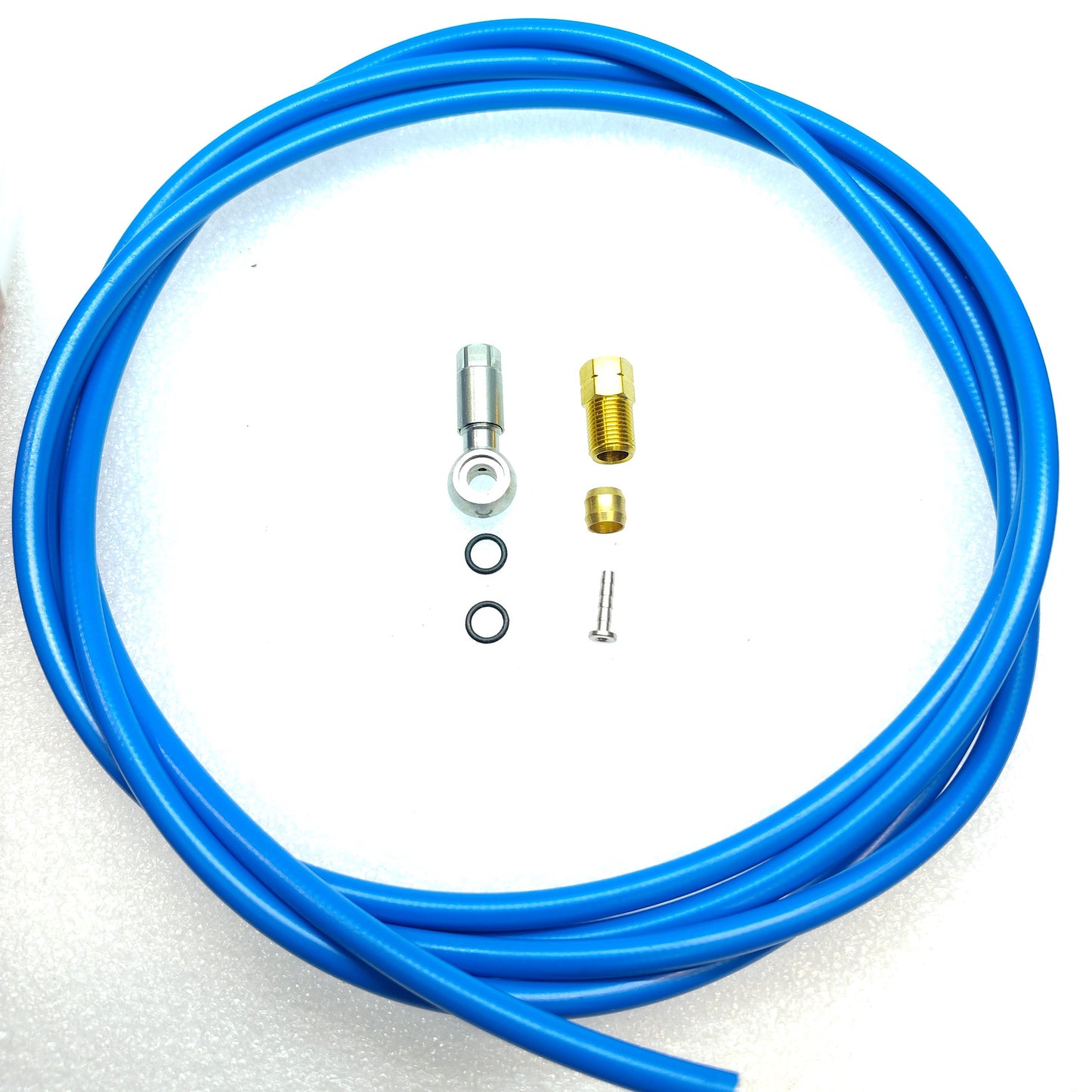 Hydraulic Hose Kit Titanium Fttings For Shimano XTR XT SLX Banjo Style Brakes