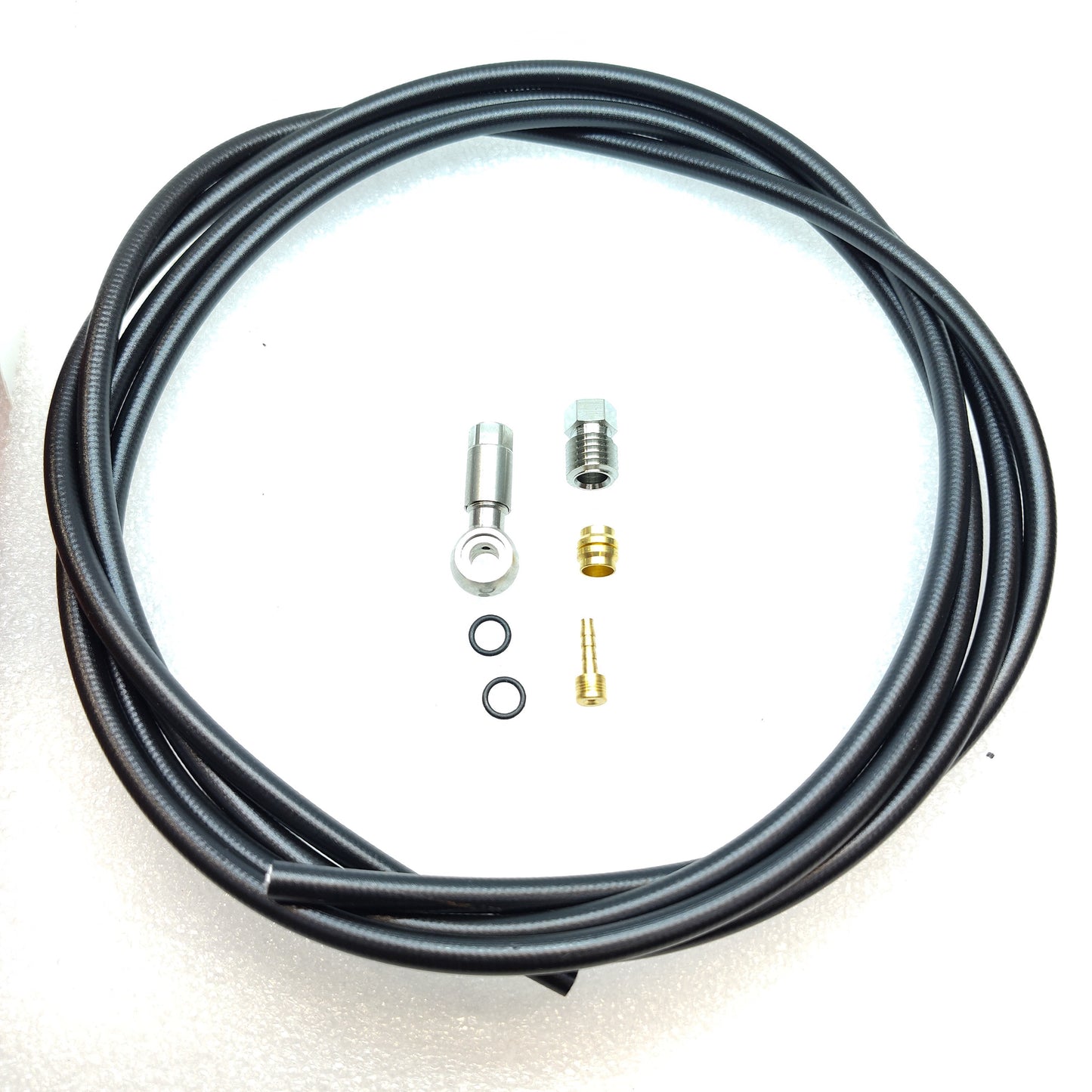 Hydraulic Hose Kit Titanium Fitting For Magura MT Series Brakes Banjo Style