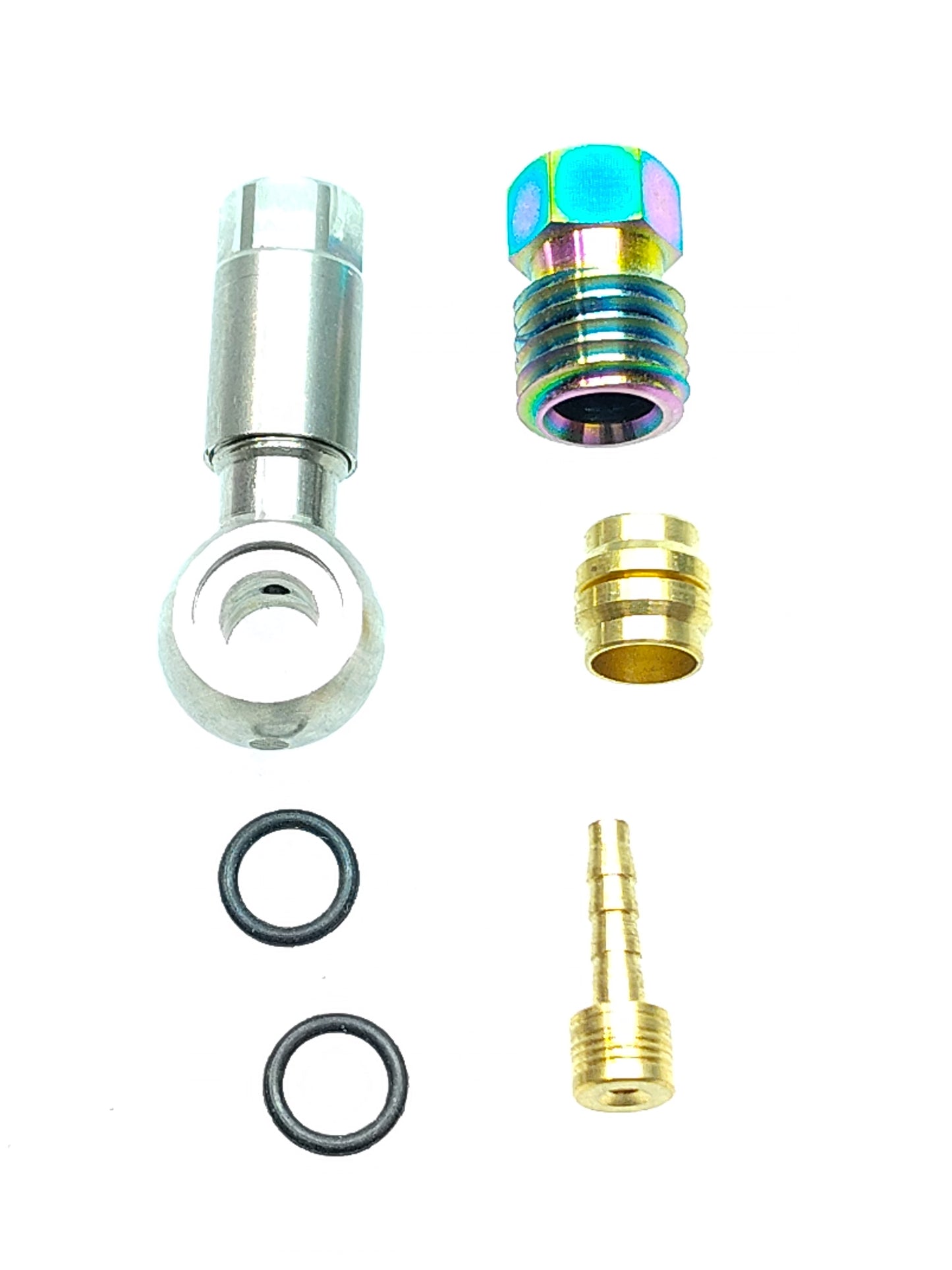 Hydraulic Hose Kit Titanium Fitting For Magura MT Series Brakes Banjo Style
