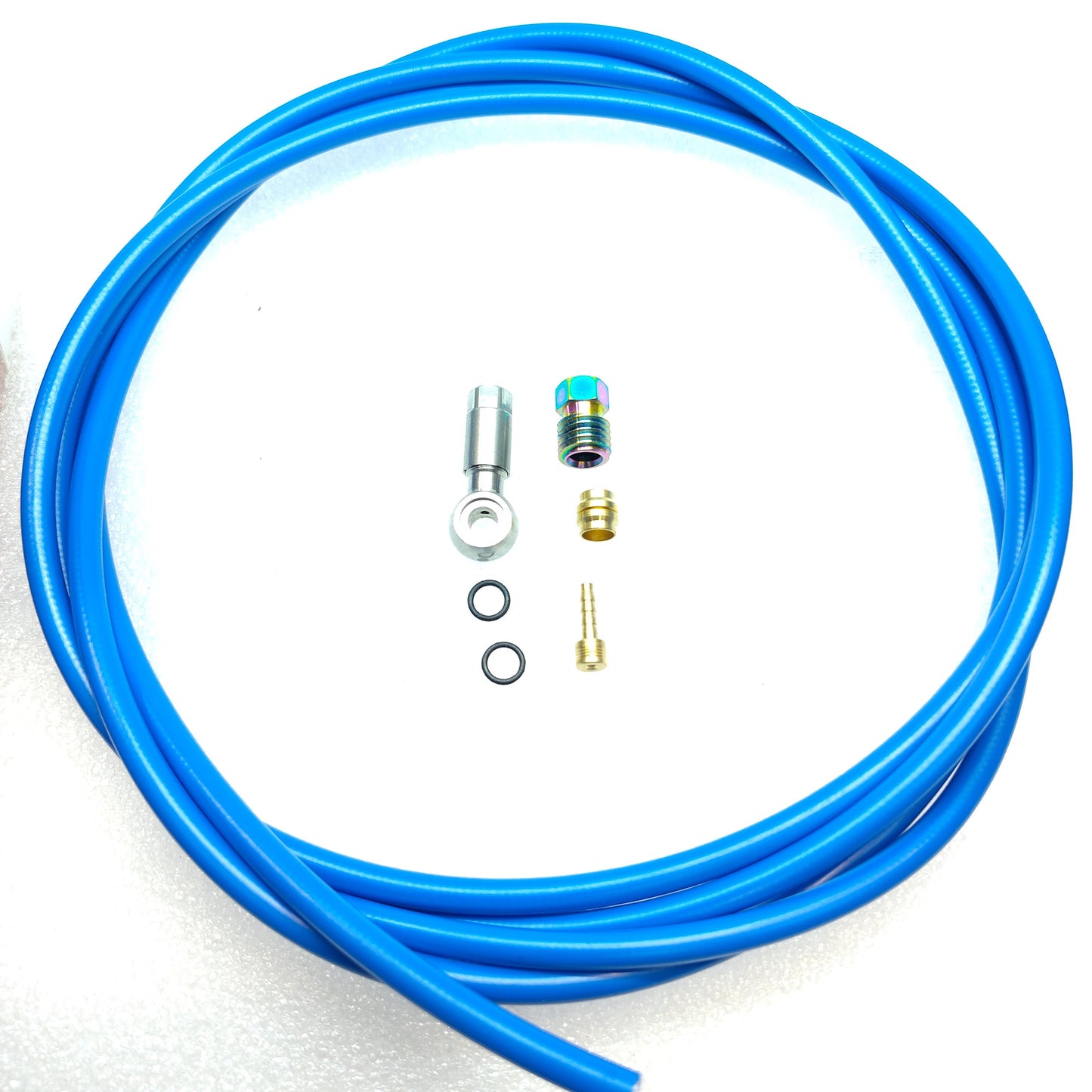 Hydraulic Hose Kit Titanium Fitting For Magura MT Series Brakes Banjo Style