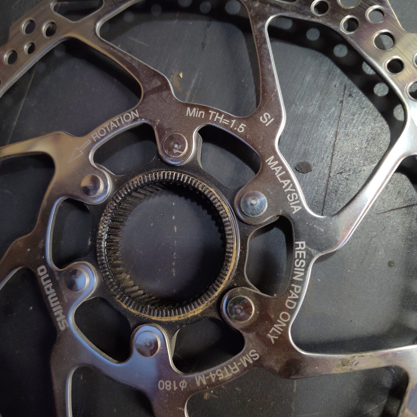 Shimano SM-RT54-M 180mm Centerlock Brake Rotors Pair / Good Used