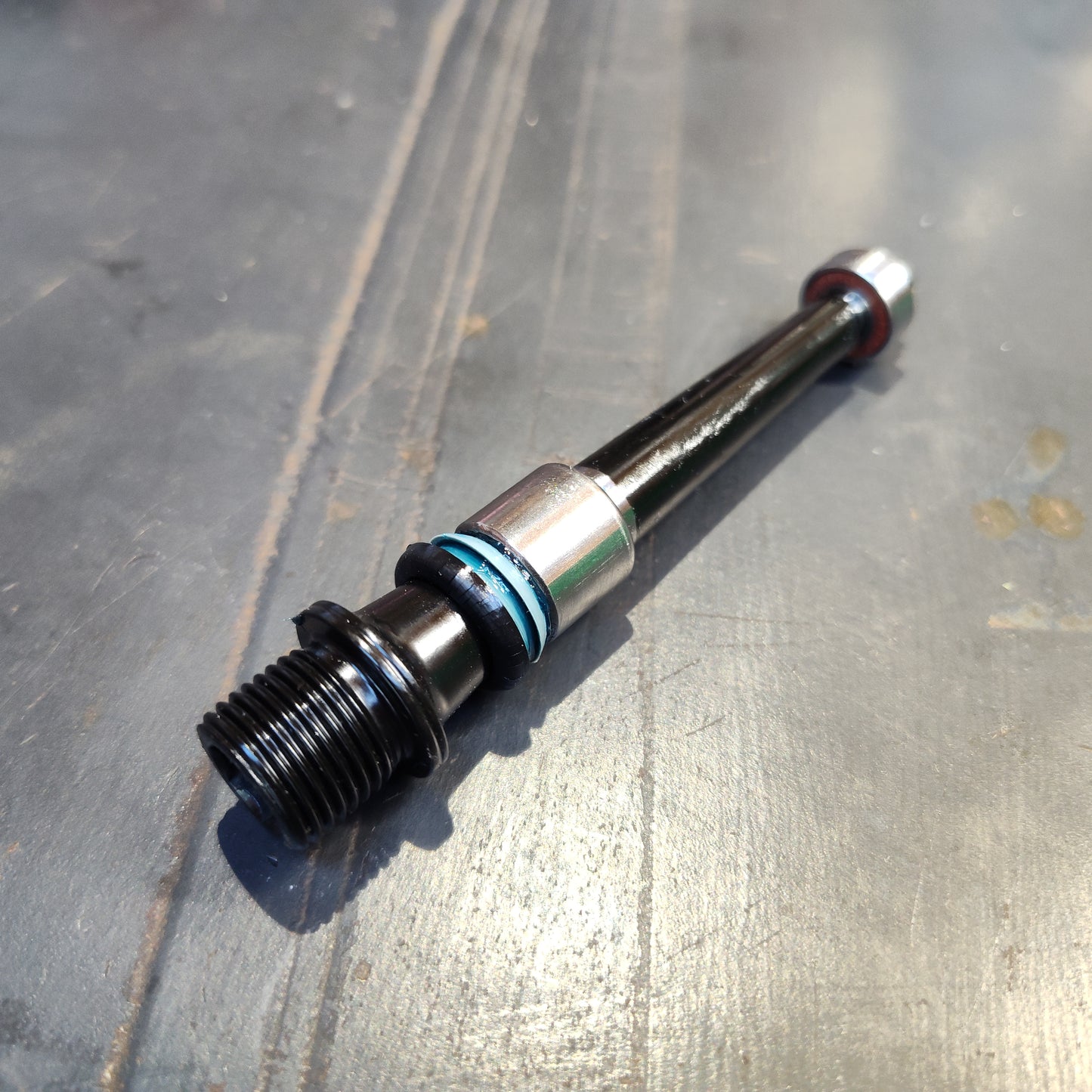 CrankBrothers Non-Drive Pedal Spindle Replacement w/ Bearings + Seals / New