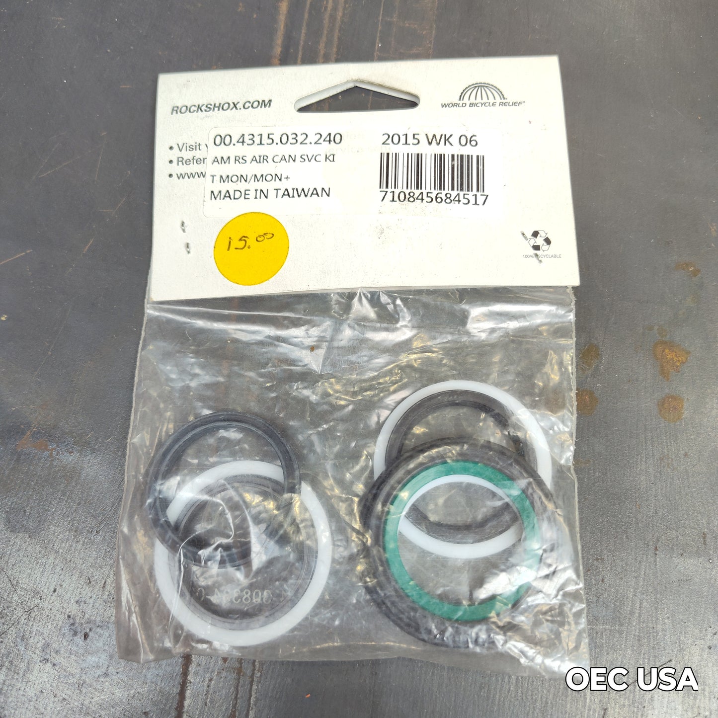 RockShox Rear Shock Service Kit - 50 Hour, Monarch/Monarch Plus (2012)
