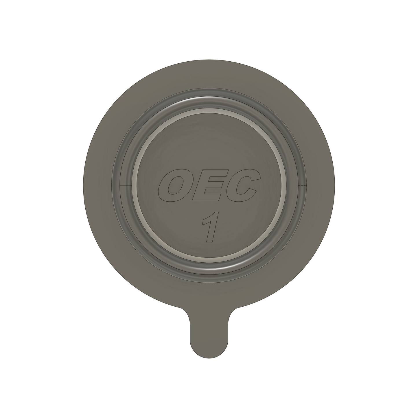 Keeper Kap 1-1/8 Straight Steerer Tube Cap For OEC Steerer Tubes