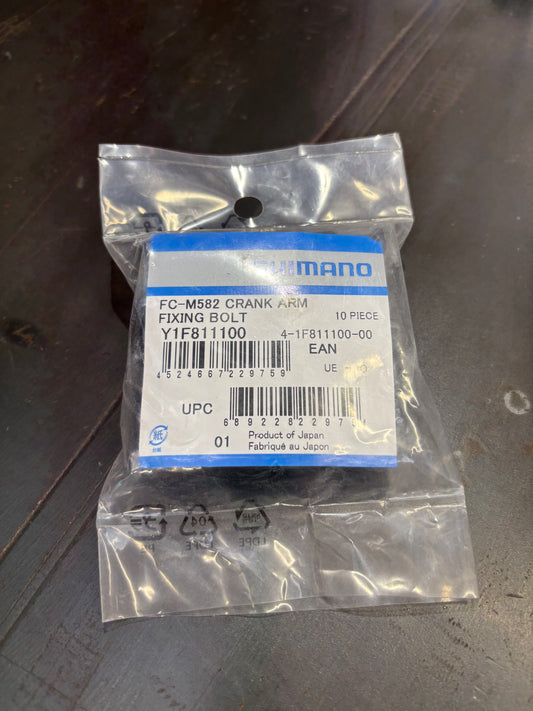 Shimano Hollowtech Crankset Fixing Bolt Preload Cap Black Plastic 10 Pack
