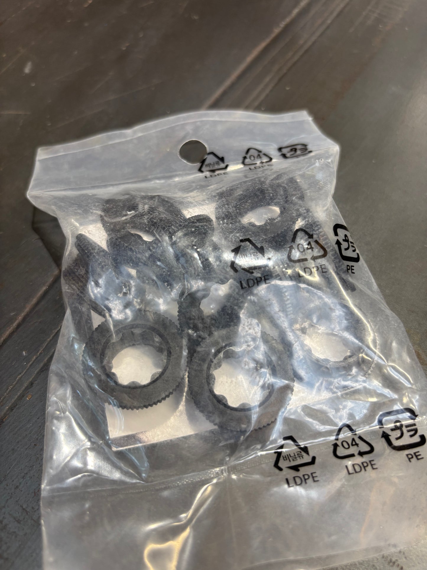 Shimano Hollowtech Crankset Fixing Bolt Preload Cap Black Plastic 10 Pack