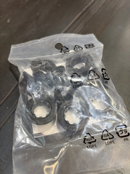 Shimano Hollowtech Crankset Fixing Bolt Preload Cap Black Plastic 10 Pack