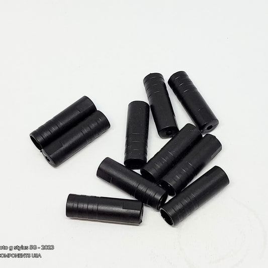 4mm Shift Cable Housing Ferrules Black, Plastic