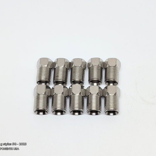 Stainless Hydraulic Brake Hose Nuts M8x0.75