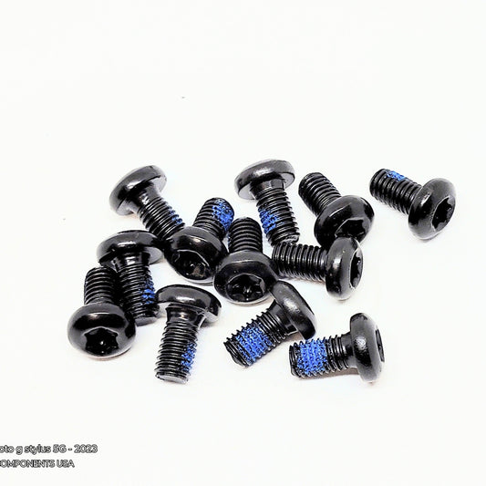 Black Steel Disc Brake Rotor Bolts M5x10mm