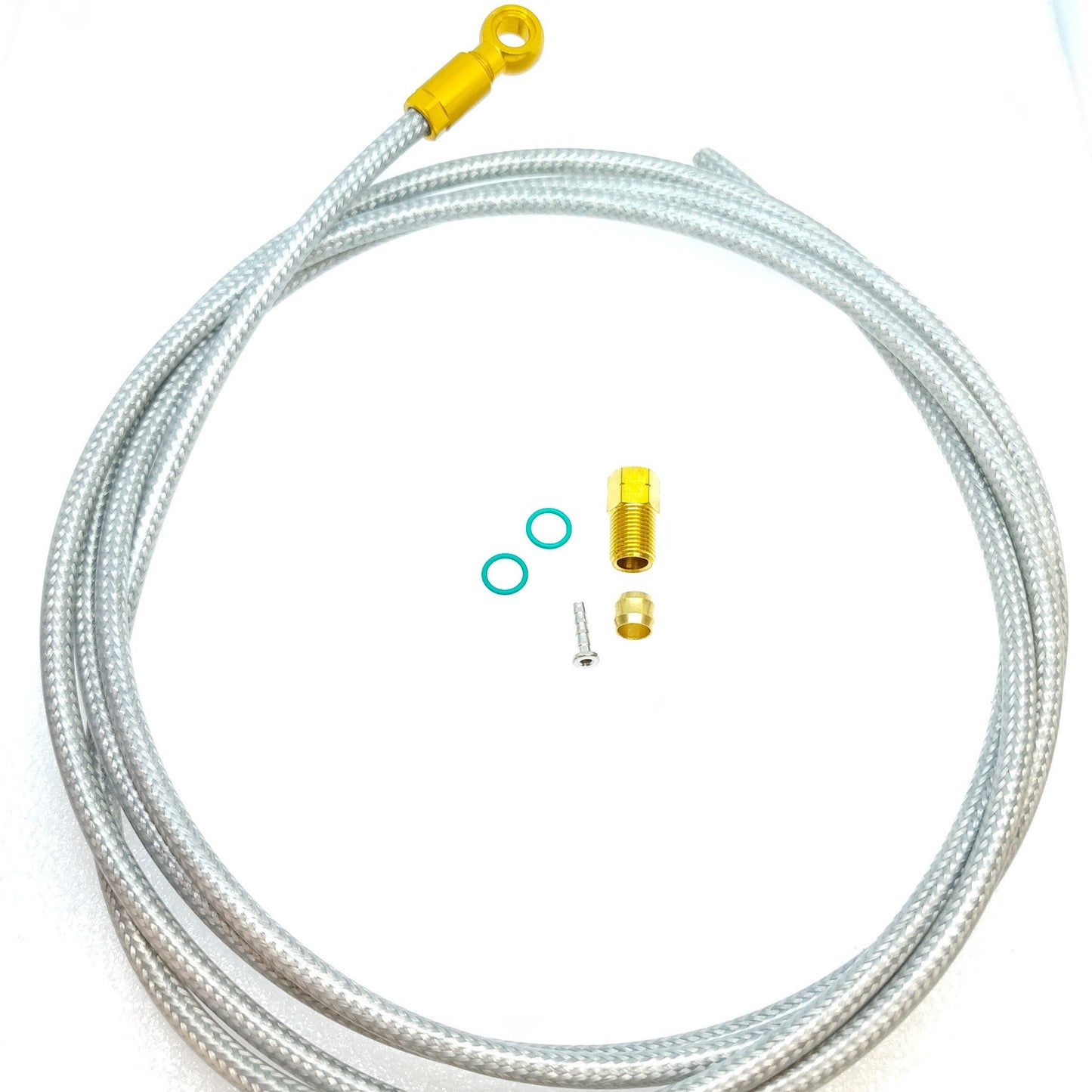 Stainless Braided Hydraulic Hose Kit For Shimano Saint BR-M810 BR-M820