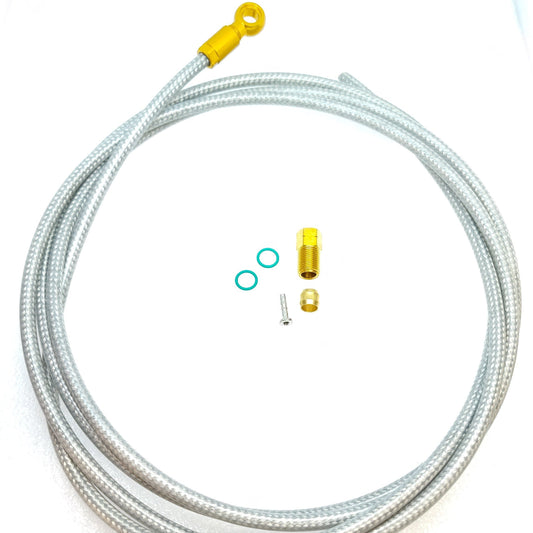 Stainless Braided Hydraulic Hose Kit For Shimano Saint BR-M810 BR-M820