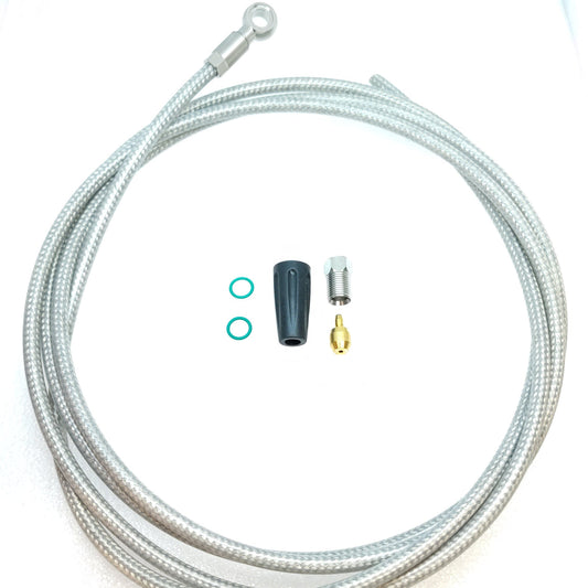 Stainless Braided Hydraulic Hose Kit For Hayes Dominion A2 A4 T2 T4 Brakes