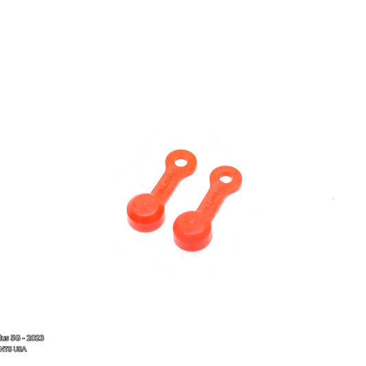 Red Rubber Brake Caliper Bleed Screw Caps