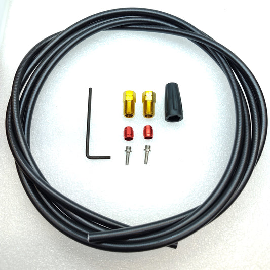 Hydraulic Hose Kit Titanium Fitting For Sram Red and Force Etap AXS 2-Piece Calipers
