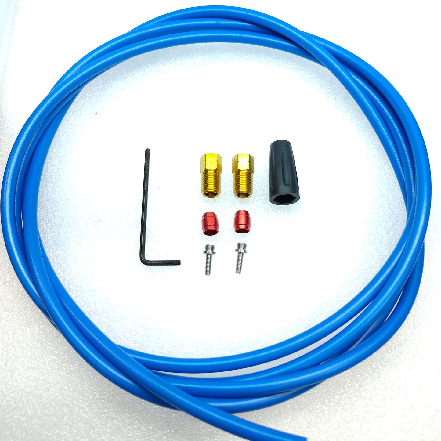 Hydraulic Hose Kit Titanium Fitting For Sram Red and Force Etap AXS 2-Piece Calipers