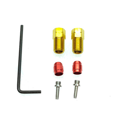 Hydraulic Hose Kit Titanium Fittings For Sram Maven Bronze Brakes
