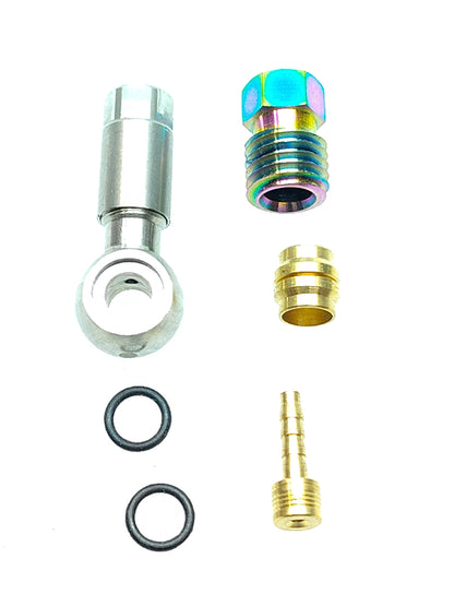 Hydraulic Hose Kit Titanium Fitting For Magura MT Series Brakes Banjo Style