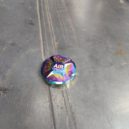 Oil Slick Aluminum Suspension Fork Air Cap