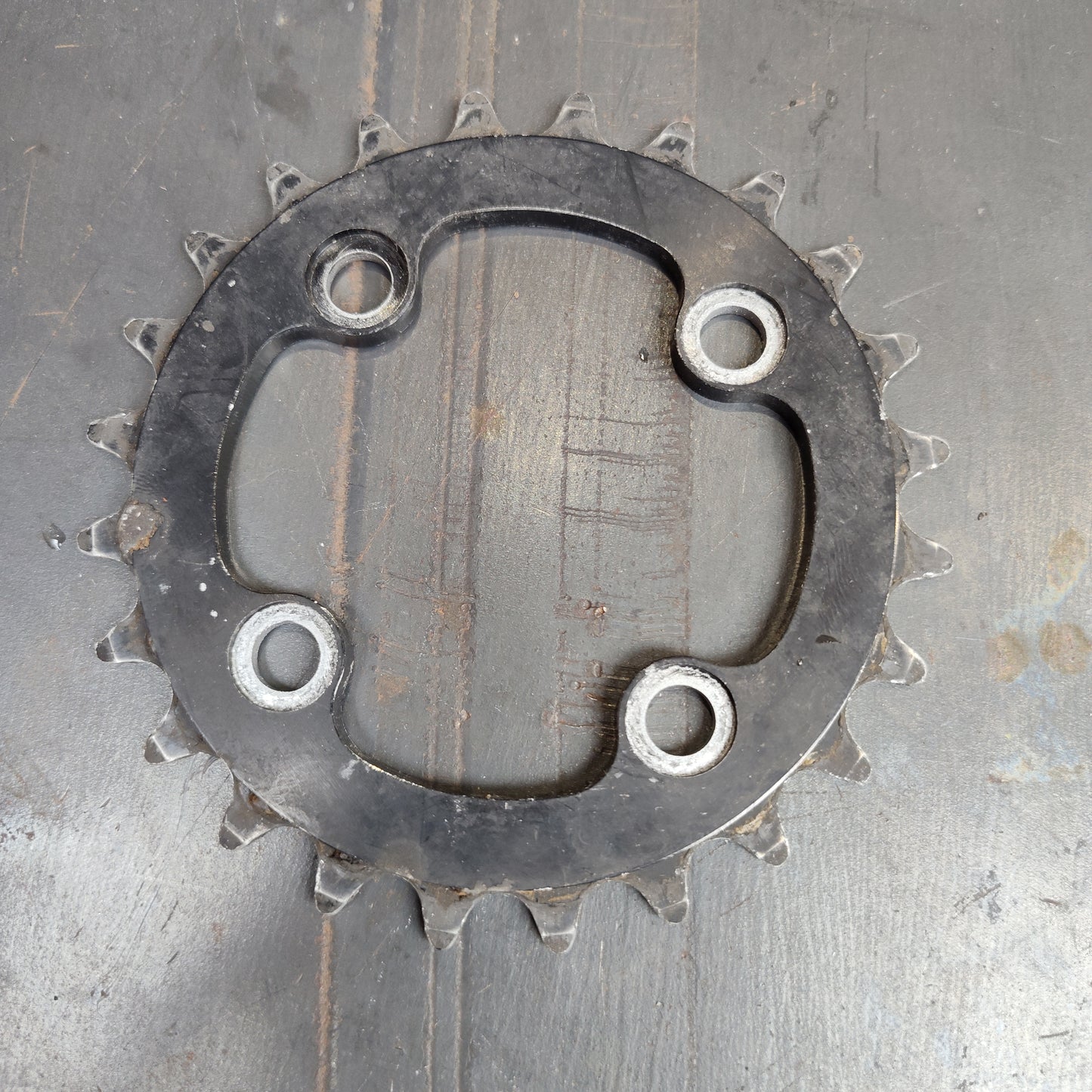 Blackspire Super Pro Chainring 2x 64 BCD 24T Black Aluminum / Used