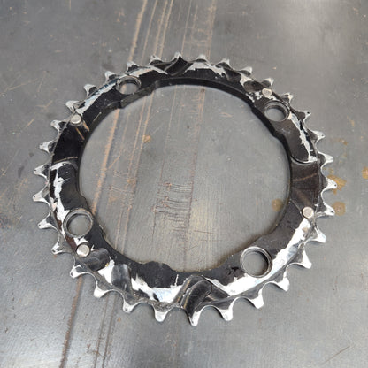 Blackspire Super Pro Chainring 2x 104 BCD 32T Black Aluminum / Used