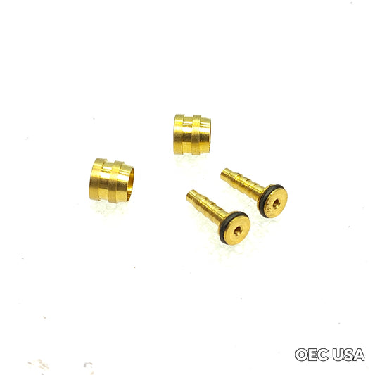 Tektro Hydraulic 5.5 Hose Fittings Barbs and Olives 2 Pairs