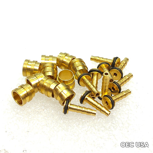 Tektro Hydraulic 5.5 Hose Fittings Barbs and Olives 10 Pairs